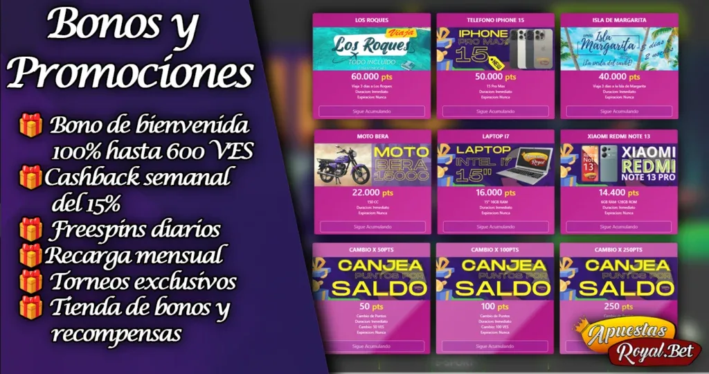 Bonos y Promociones en Apuestas Royal